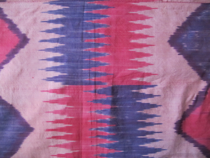 Large Silk Ikat Panel